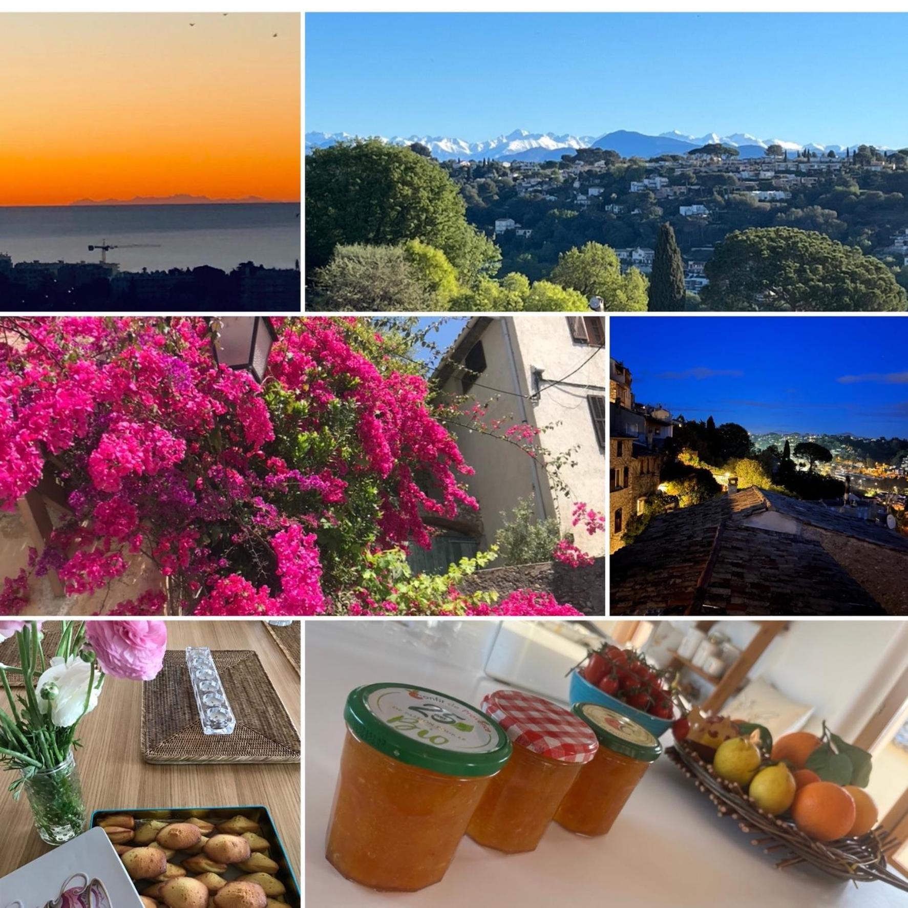 Bed & Breakfast Les Hauts De Cagnes Vue Mer Et Montagne Cagnes-sur-Mer Exterior foto