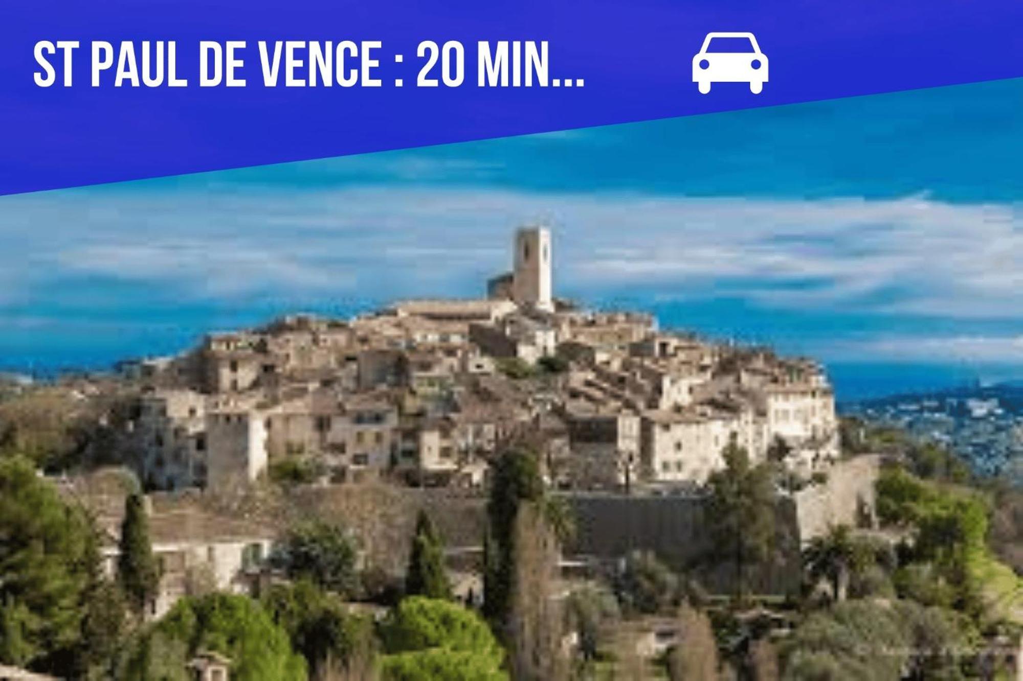 Bed & Breakfast Les Hauts De Cagnes Vue Mer Et Montagne Cagnes-sur-Mer Exterior foto