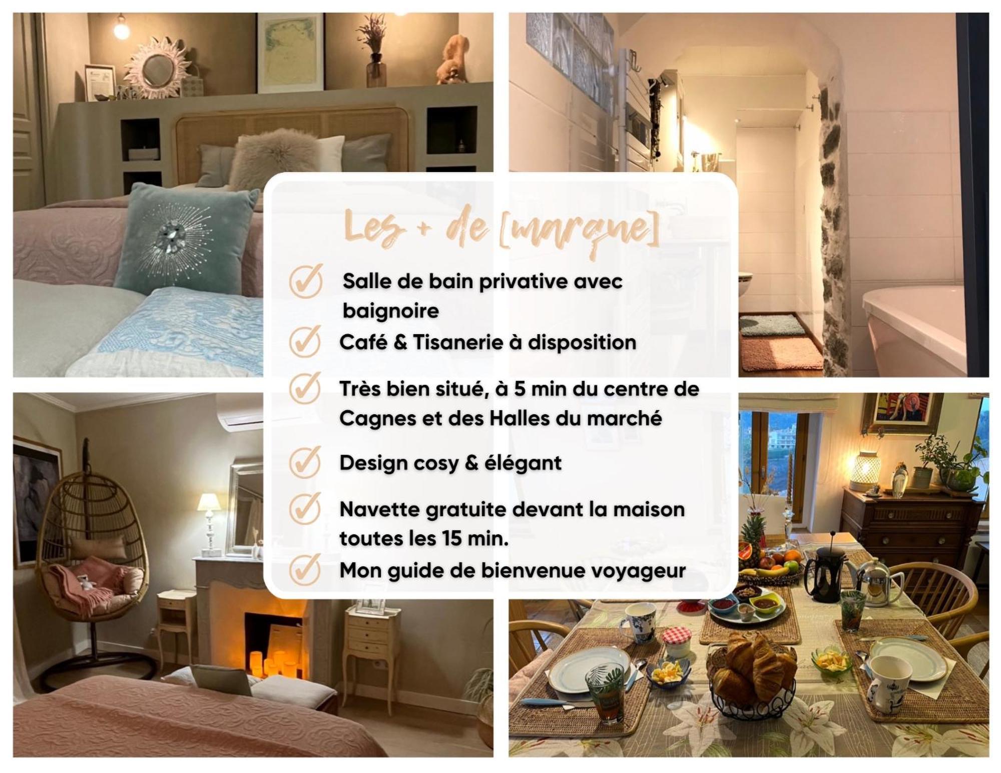 Bed & Breakfast Les Hauts De Cagnes Vue Mer Et Montagne Cagnes-sur-Mer Exterior foto